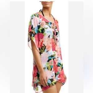 $6❤️Bundled Time and Tru Floral Swim Coverup